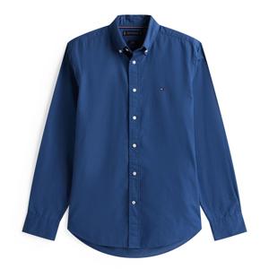 Tommy Hilfiger Blue TH Flex Regular Fit Poplin Shirt